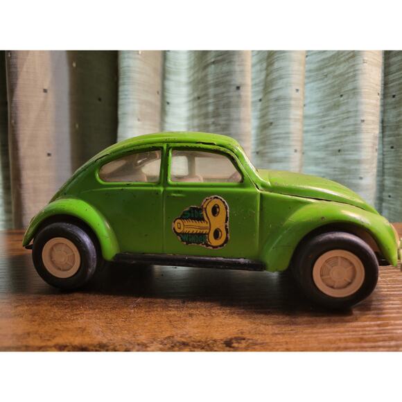 Vintage Tonka Green Side Winder VW Bug - 52680 - USA - Picture 3 of 7